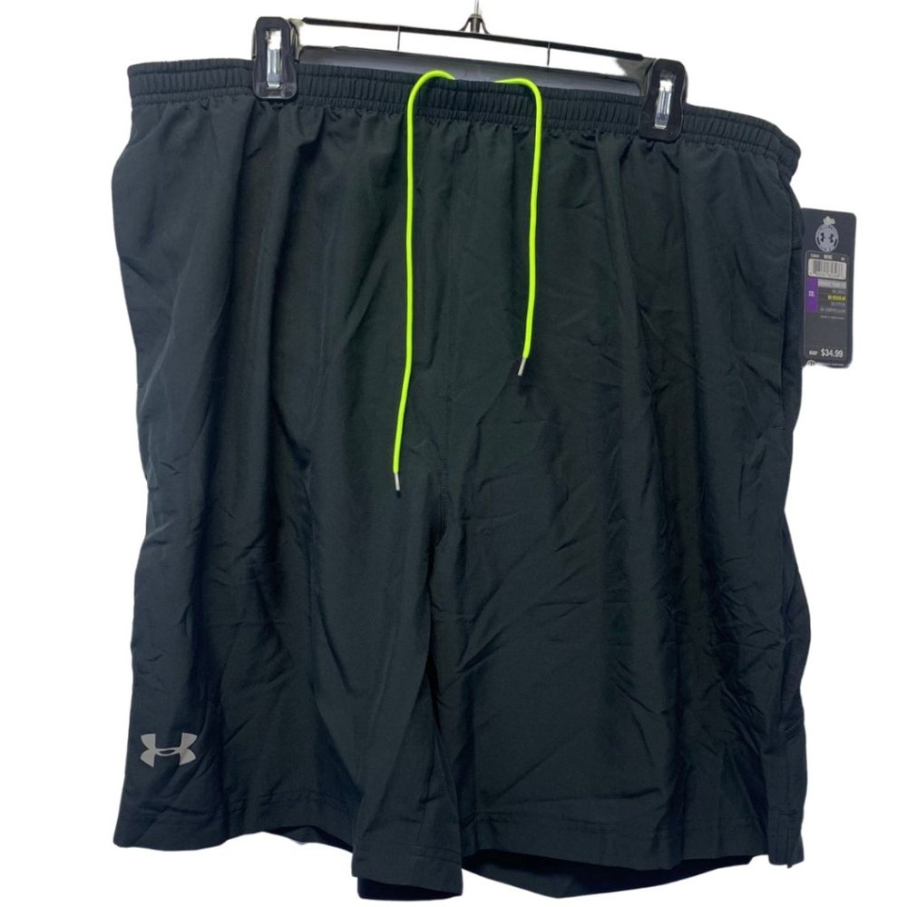 Under Armour Shorts Black UA Running Heat Gear Retail$34.99 NWT Men's - XXL